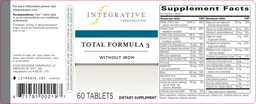 Label for Total Formula 3
