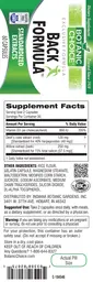 Label for Back Formula