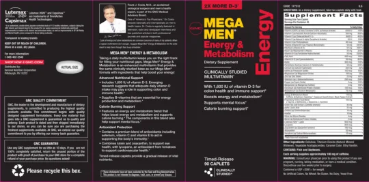 Label for Energy & Metabolism