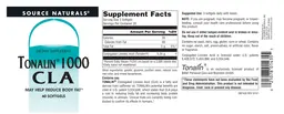 Label for Tonalin 1000 CLA