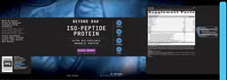 Label for Iso-Peptide Protein Mixed Berry