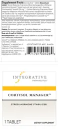 Label for Cortisol Manager