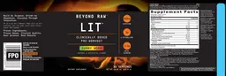 Label for LIT Gummy Worm