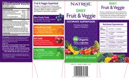 Label for Daily Fruit & Veggie