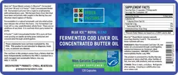 Label for Blue Ice Royal Blend
