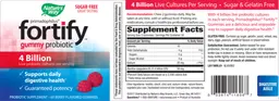 Label for Primadophilus Fortify Gummy Probiotic Berry Flavored