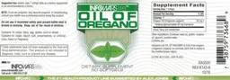 Label for Oil Of Oregano