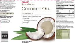 Label for Coconut Oil