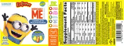 Label for Despicable Me Complete Multivitamin