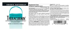 Label for Theracurmin 300 mg