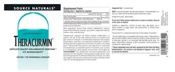 Label for Theracurmin 300 mg