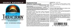 Label for Theracurmin 600 mg
