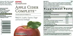 Label for Apple Cider Complete