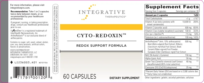 Label for Cyto-Redoxin