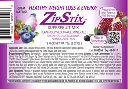 Label for ZipStix