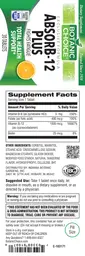 Label for AbsorB-12 Plus