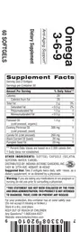 Label for Omega 3-6-9