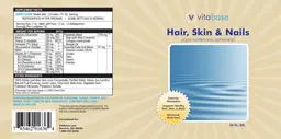 Label for Hair, Skin & Nails