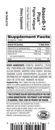 Label for AbsorB-12 Plus