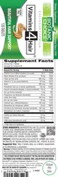 Label for Vitamins 4 Hair