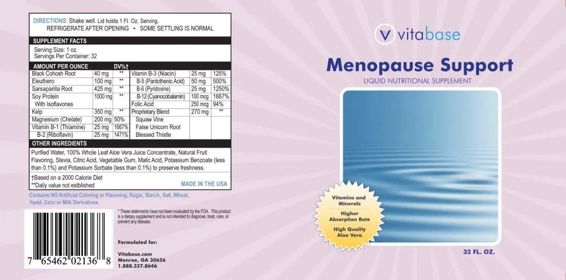 Label for Menopause Support
