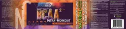 Label for BCAA2 Lunar Pop Natural Cherry Pomegranate & Lime Flavors
