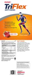 Label for TriFlex Soft Chews Berry Creme