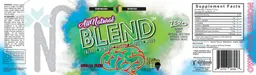 Label for All Natural Blend Italian Ice Natural Lemon & Lime Flavors