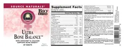 Label for Ultra Bone Balance