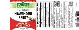 Label for Hawthorn Berry