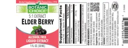 Label for Elder Berry