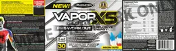 Label for VaporX5 Next Gen Icy Rocket Freeze