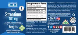 Label for Ionic Strontium 100 mg