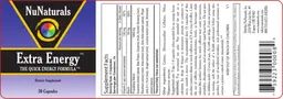 Label for Extra Energy