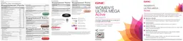 Women's Ultra Mega Active Multivitamin