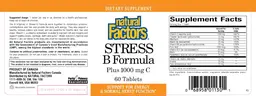 Label for Stress B Formula Plus 1000 mg C