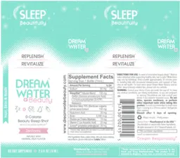 Label for Dream Water + Beauty