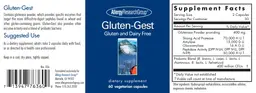 Label for Gluten-Gest