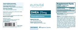 Label for DHEA 25 mg