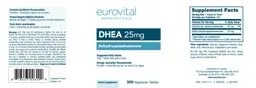 Label for DHEA 25 mg