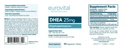 Label for DHEA 25 mg