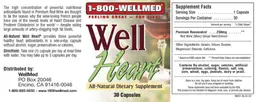 Label for Well Heart