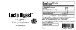 Label for Lacto Digest