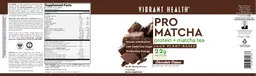 Label for Pro Matcha Chocolate Creme