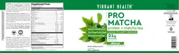 Label for Pro Matcha Natural