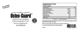 Label for Osteo-Guard