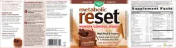Label for metabolic reset Chocolate
