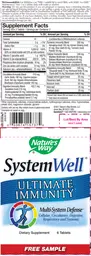 Label for SystemWell Ultimate Immunity