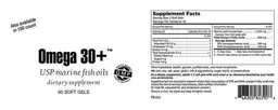 Label for Omega 30+