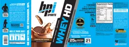 Label for Whey HD Chocolate Cookie